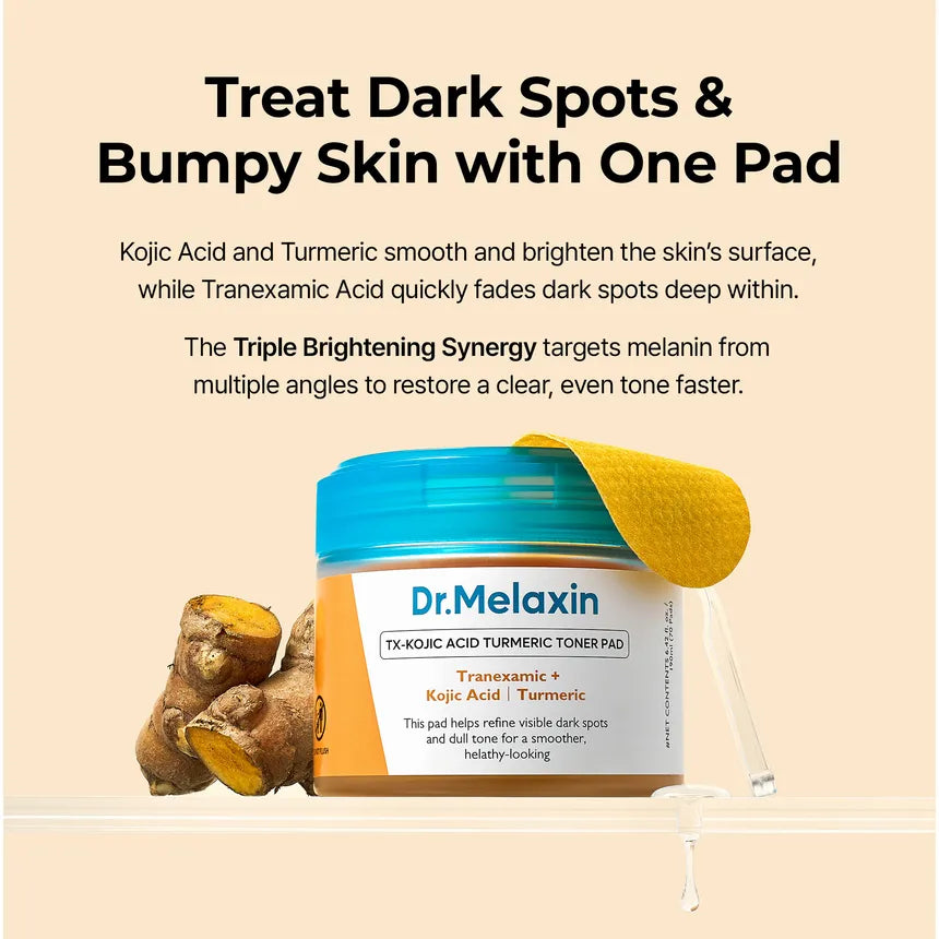 TX Kojic Acid Turmeric Toner Pads